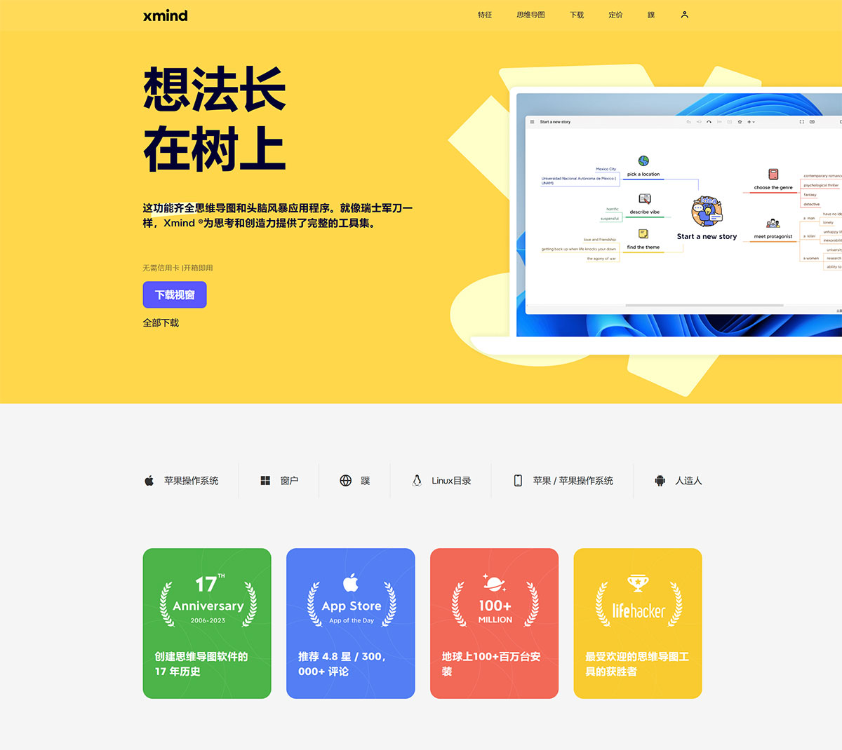Xmind(图1) Xmind---思维导图应用程序---xmind.jpg