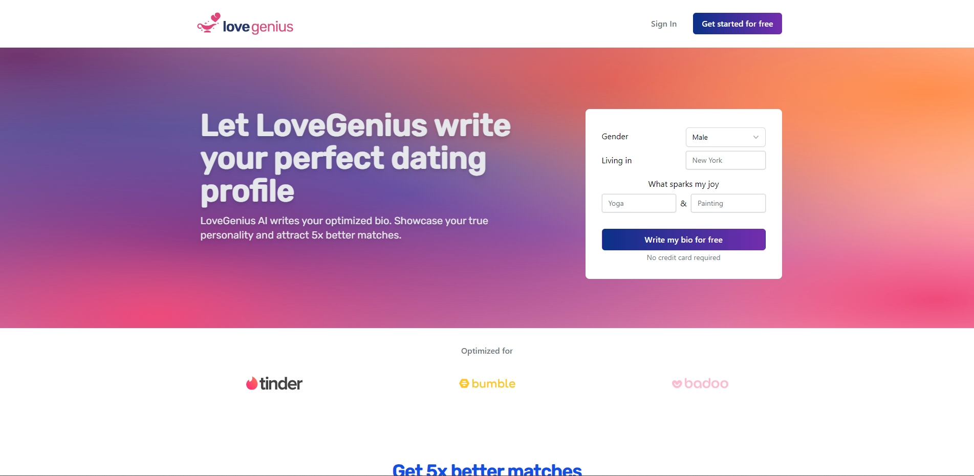 LoveGenius.io(图1) lovegenius.webp
