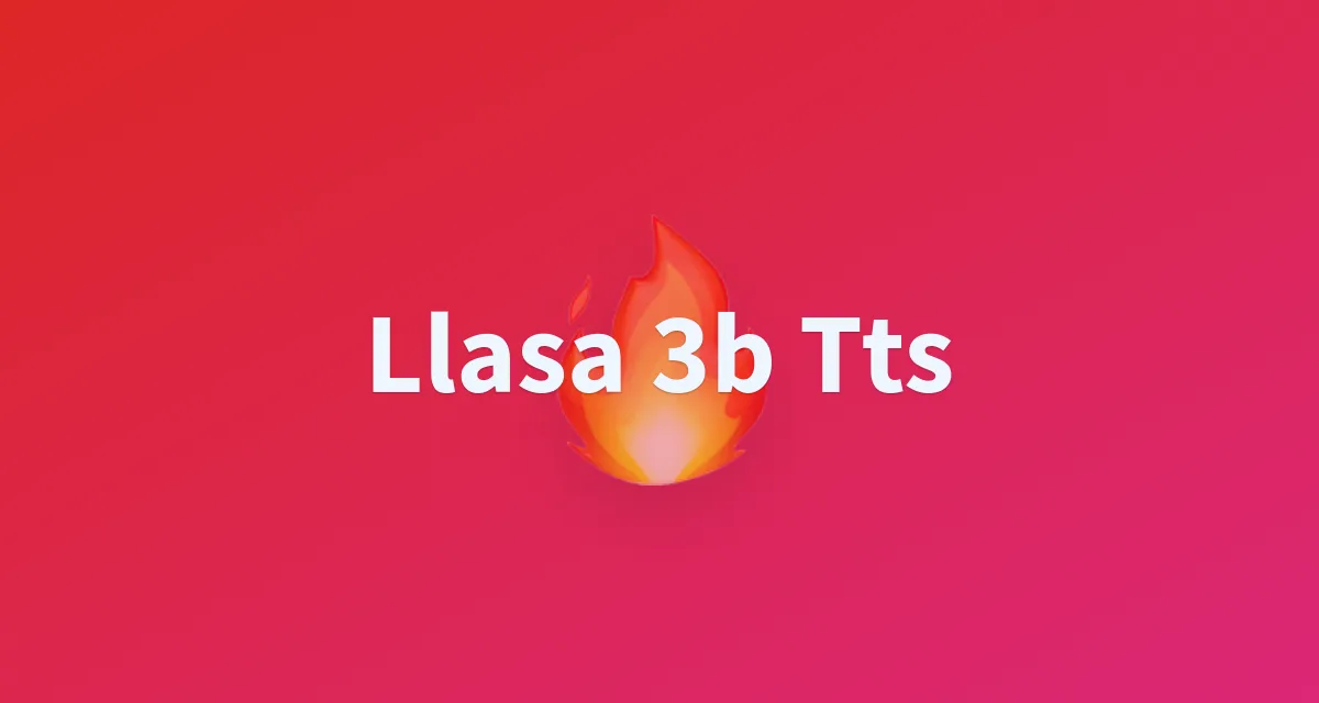 llasa 3B TTS：基于LLaMA架构的文本到语音（T