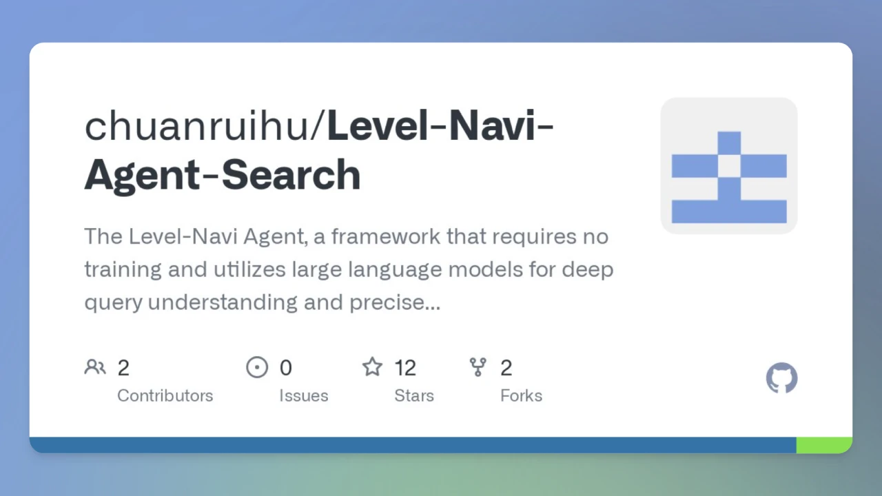 Level-Navi Agent:一个开源的、通用的网络搜索