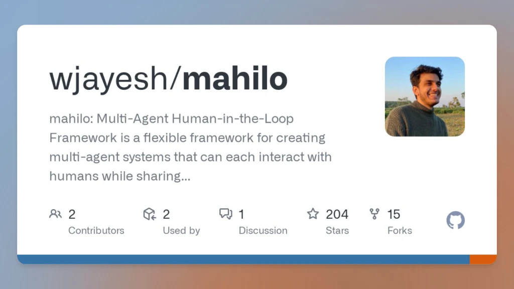 Mahilo：一款AI多智能体人机协作框架，适合紧急响应、客