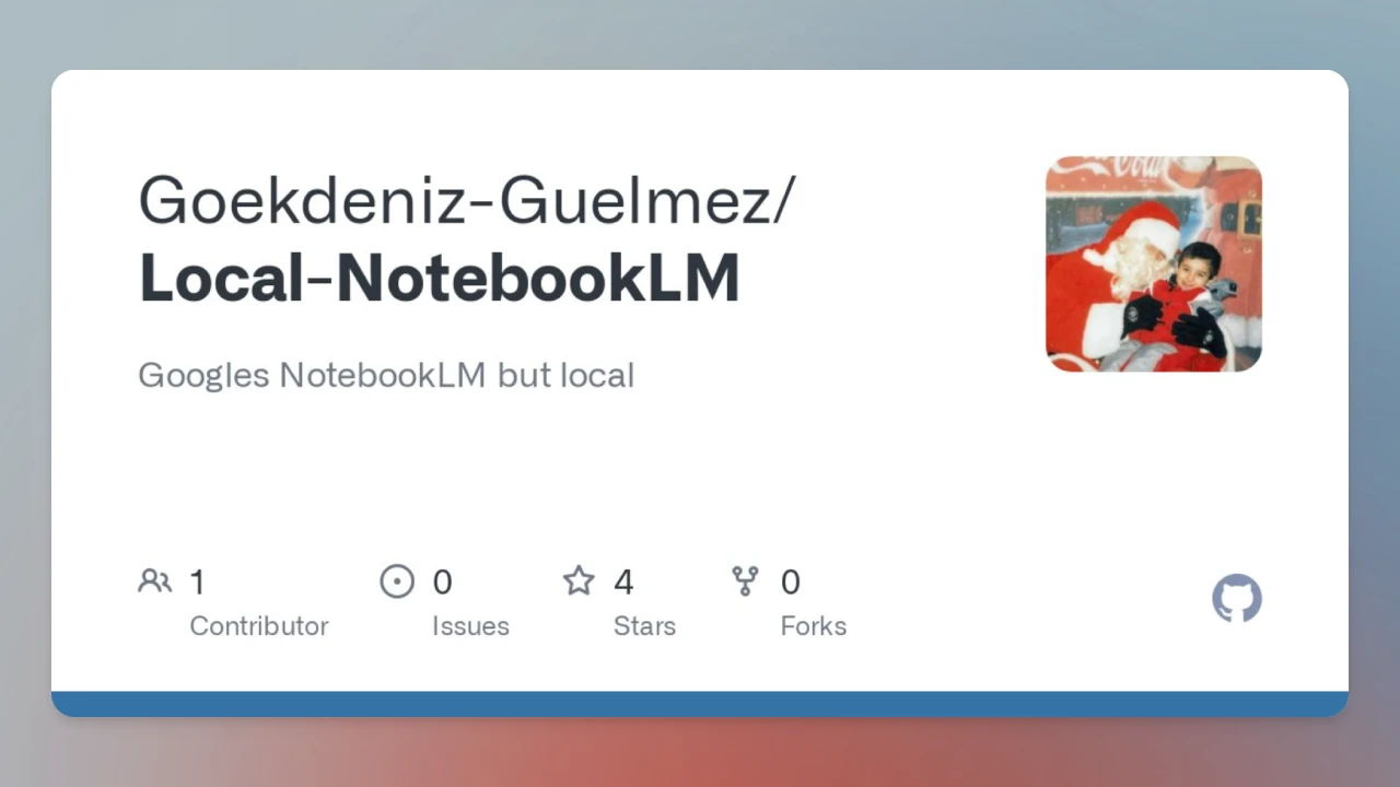 Local-NotebookLM:开源的本地版NotebookLM,能够将PDF转换为播客