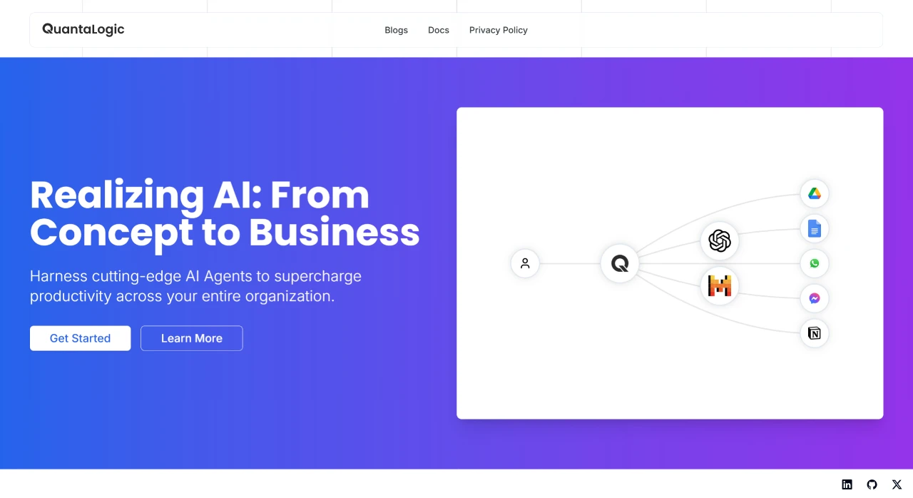 QuantaLogic:用于构建高级AI代理的ReAct框架