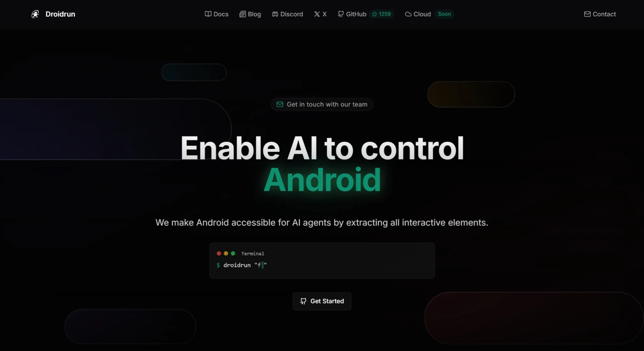 DroidRun：可通过简单的自然语言命令来控制Android设备.webp