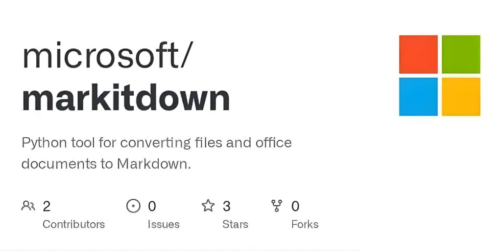 MarkItDown:一款好用的将文件和办公文档转换为Markdown的AI工具!