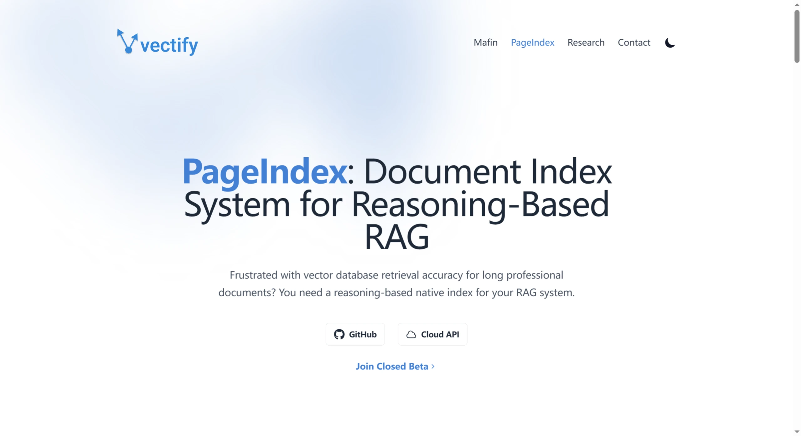 PageIndex:一个开源PDF文档索引系统,可实现更精准、更逻辑化的检索