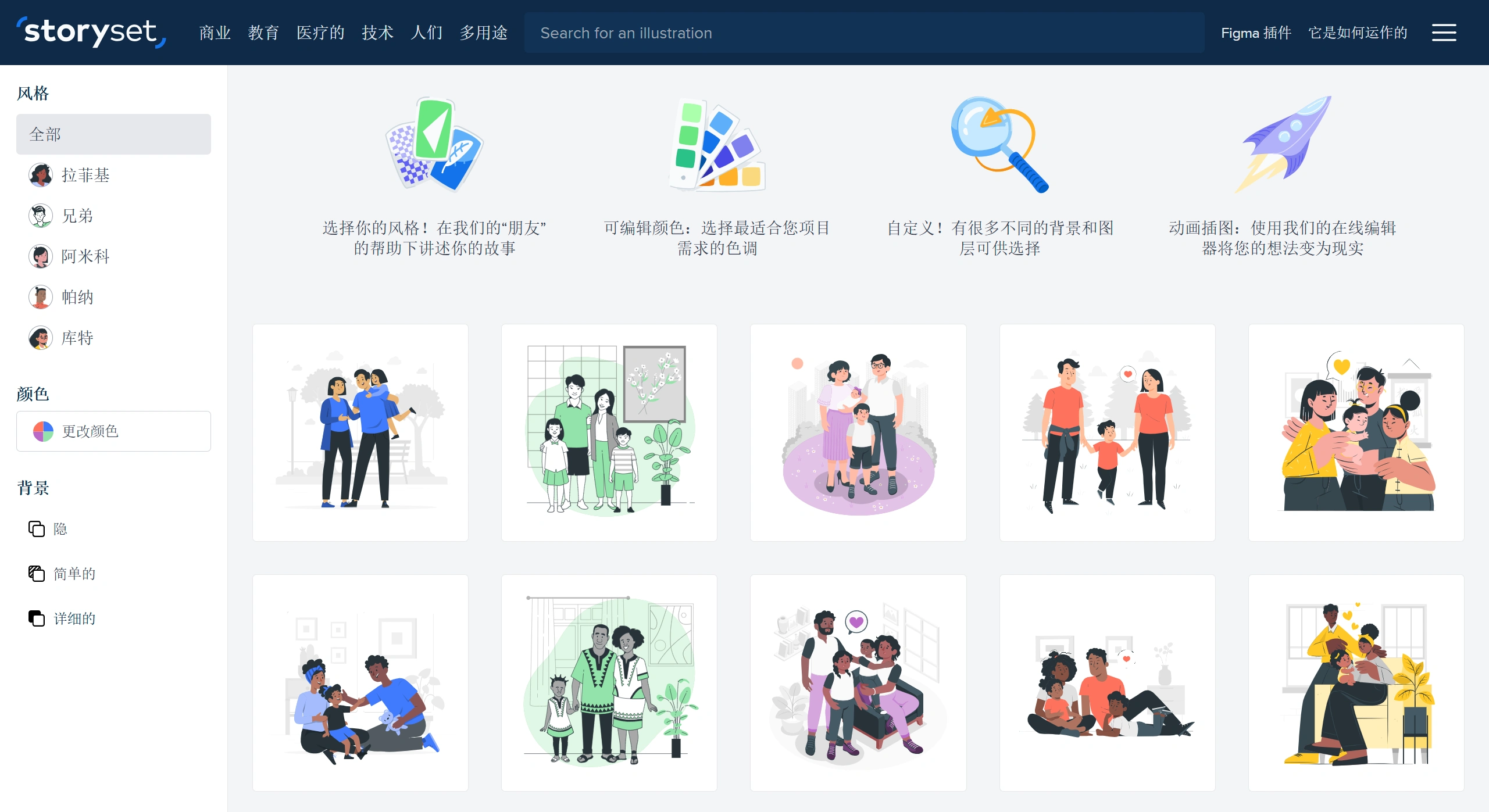 Storyset (图1) FireShot Capture 423 - Storyset - 免费定制、制作动画并下载插图 --- Storyset - Customize