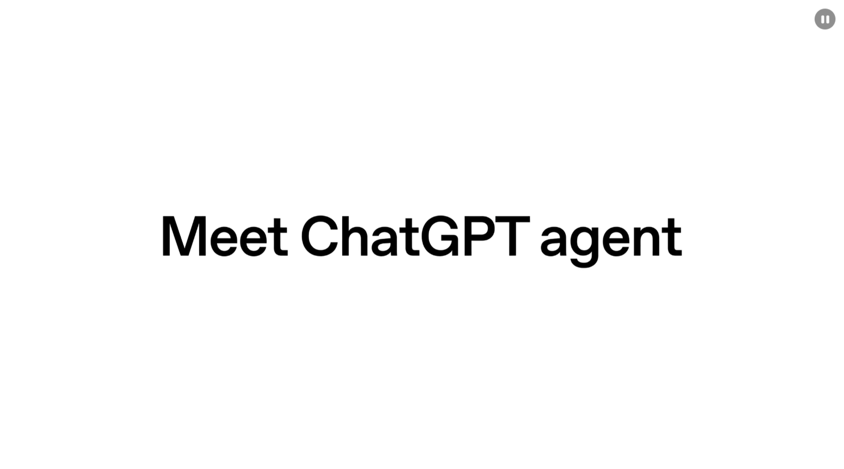 OpenAI推出ChatGPT智能体，能自主思考和行动，从技