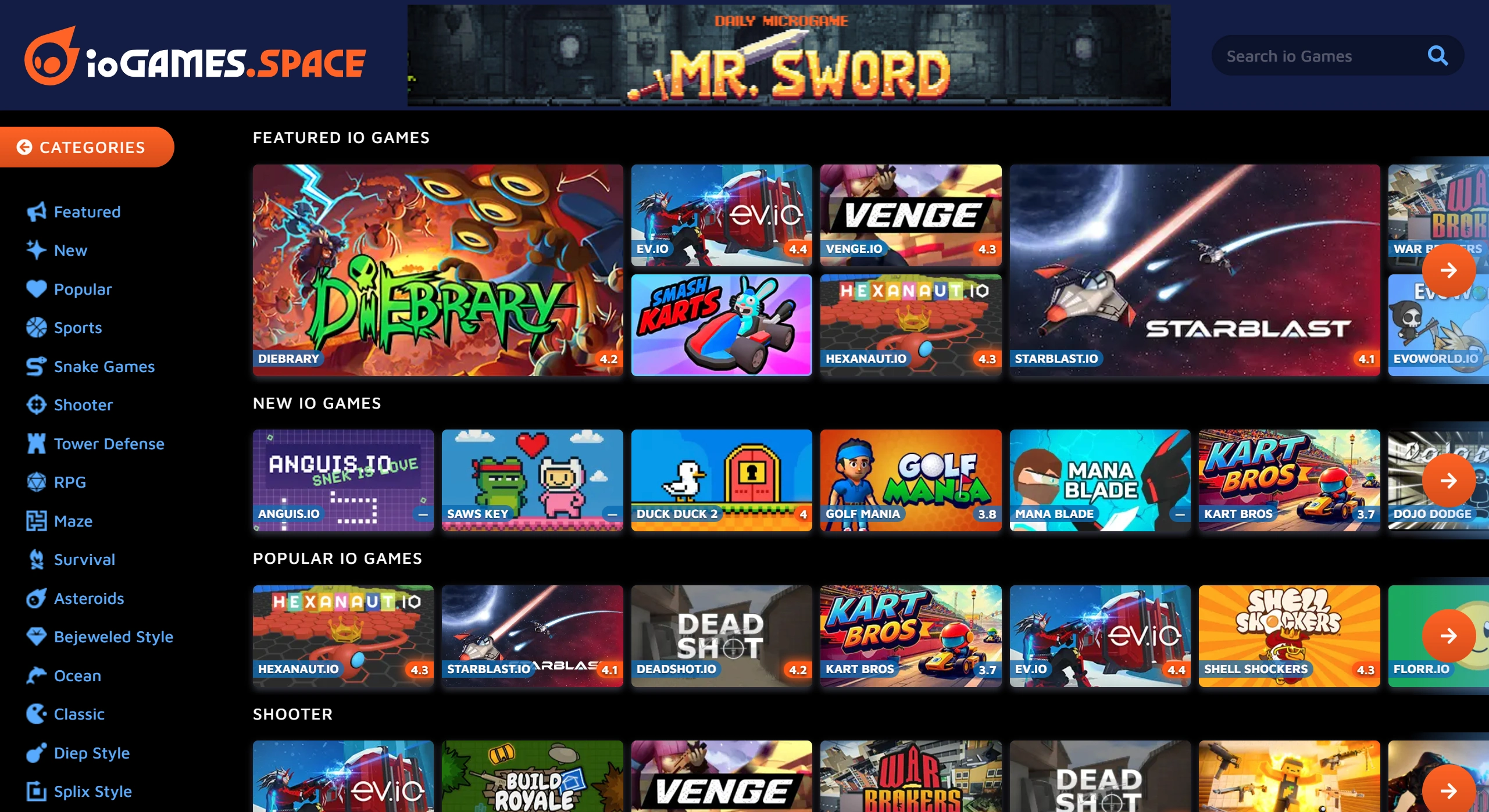 ioGames.Space(图1) ioGames.Space:一站式免费IO游戏平台