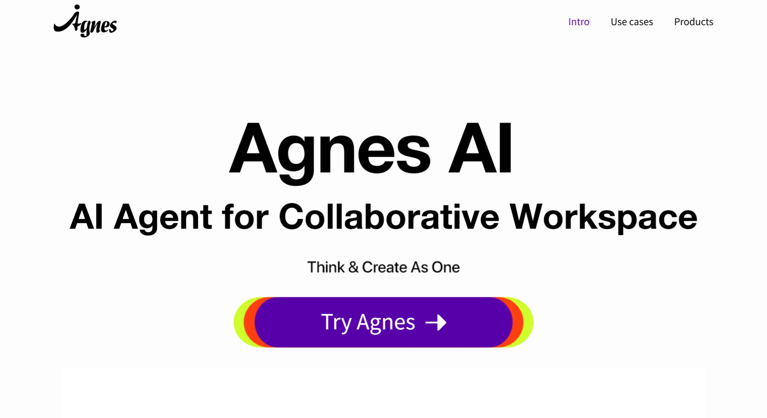 Agnes AI(图1) Agnes AI:一款由新加坡SapiensAI团队打造的AI办公协作产品