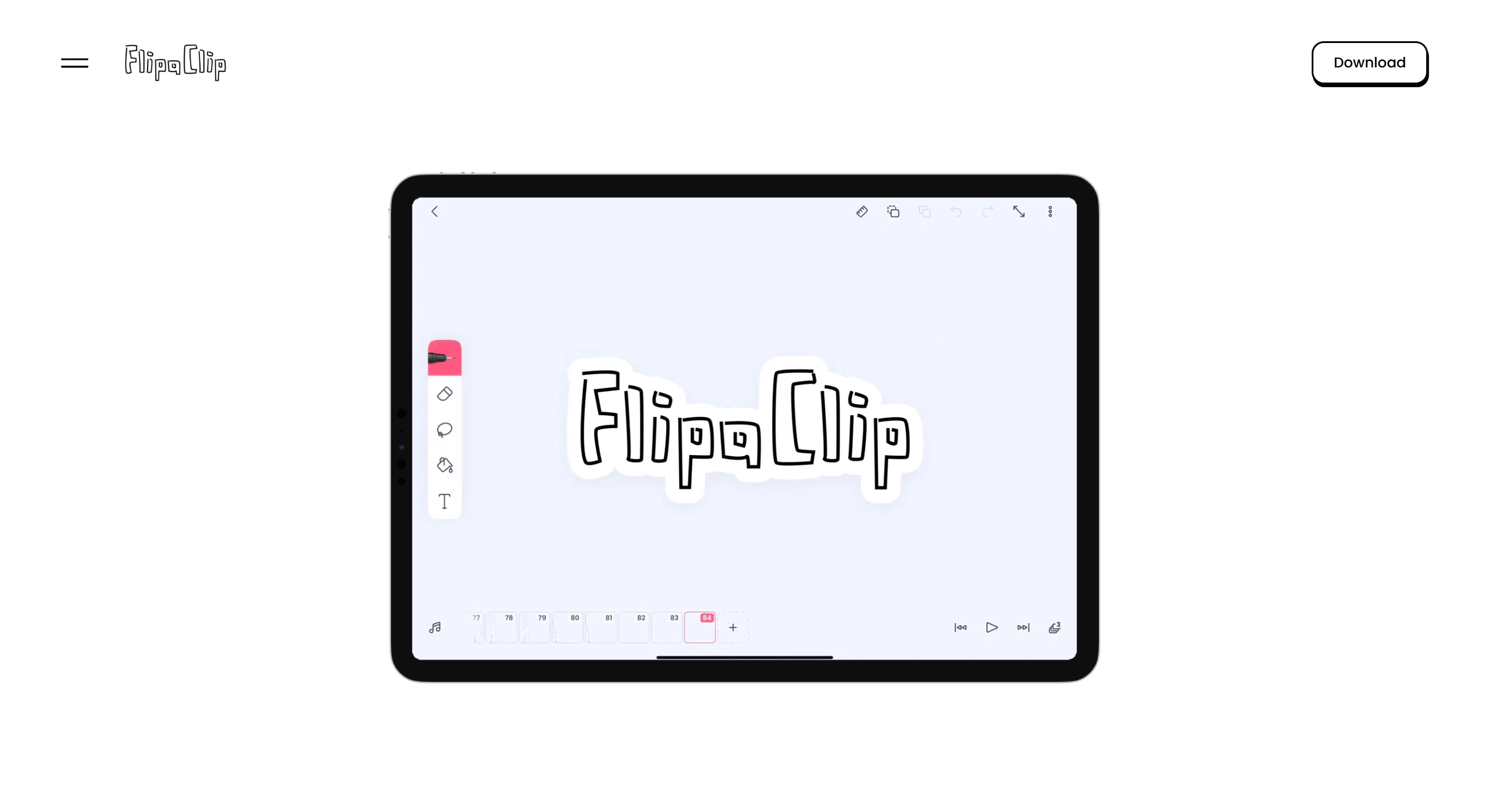 FlipaClip(图1) FlipaClip:一款专业的手机动画制作软件