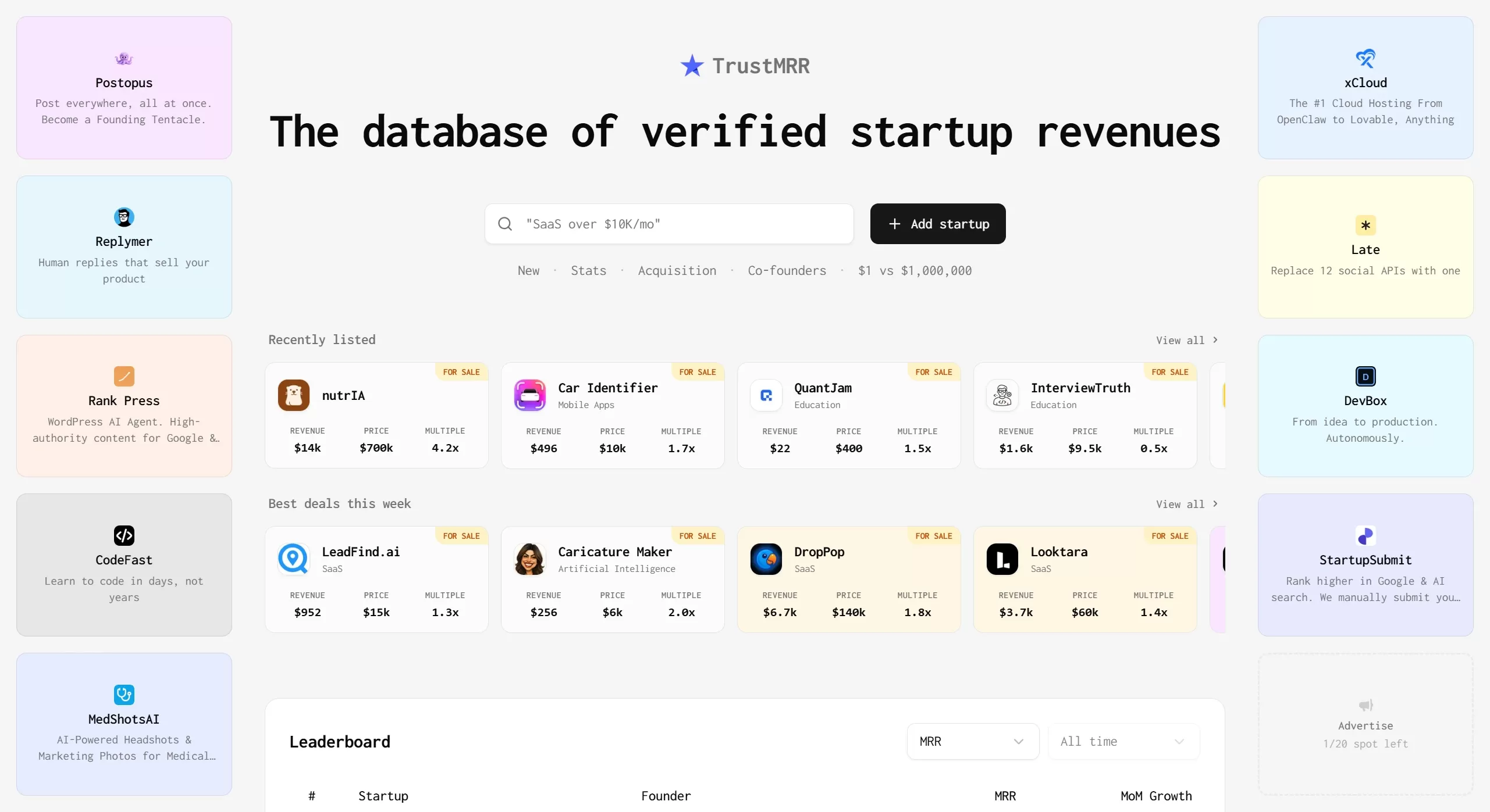 TrustMRR