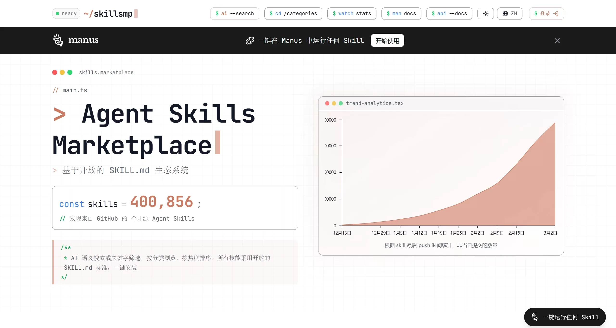 SkillsMP功能特征