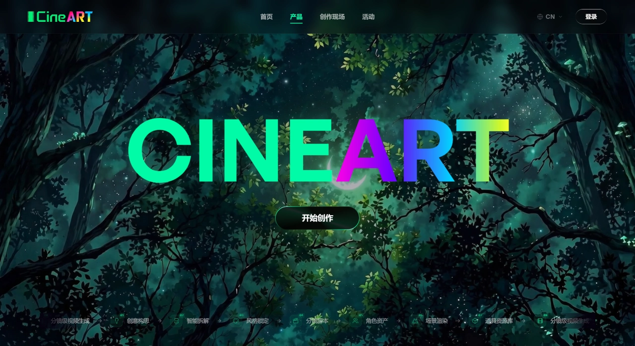  CINEART - 开启影视创作新纪元 - www.cineart.ai