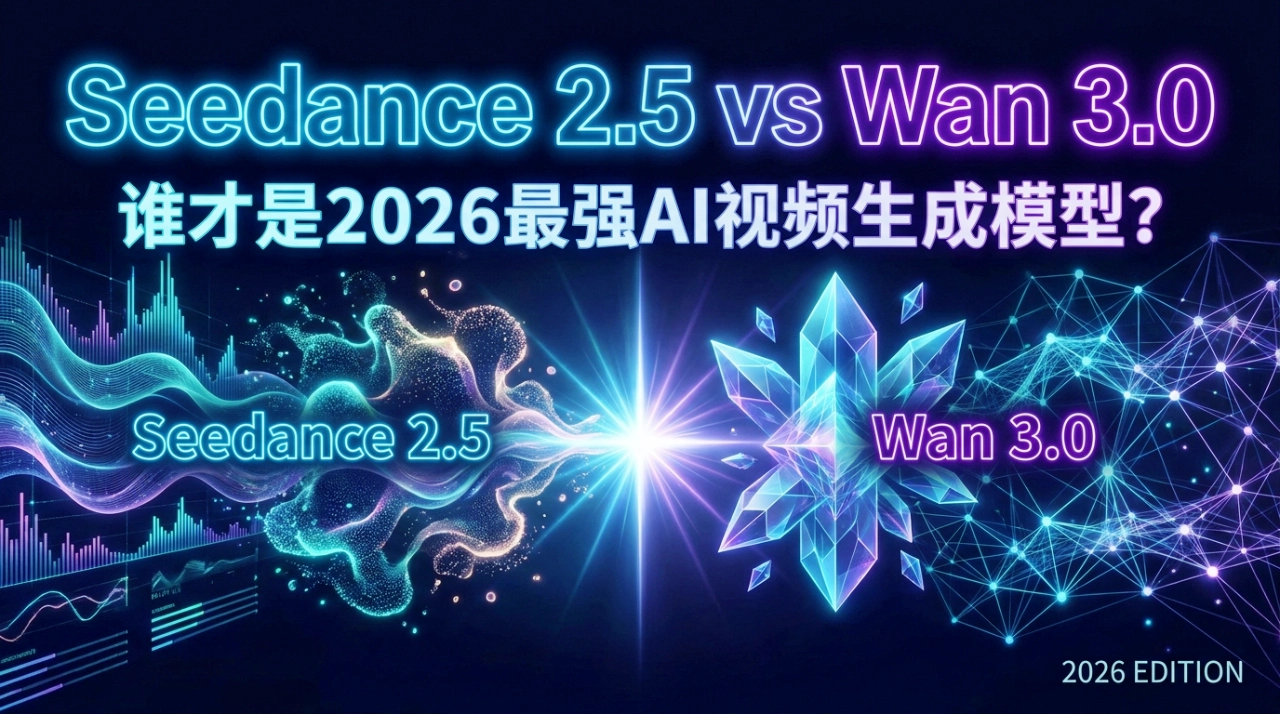 Seedance 2.5 vs Wan 3.0：谁才是2026最好AI视频生成模型？
