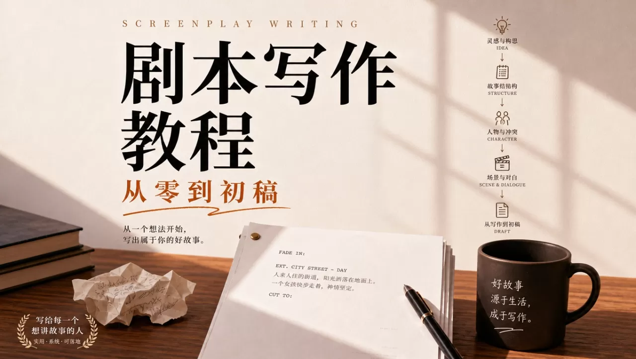剧本写作教程：从零到初稿