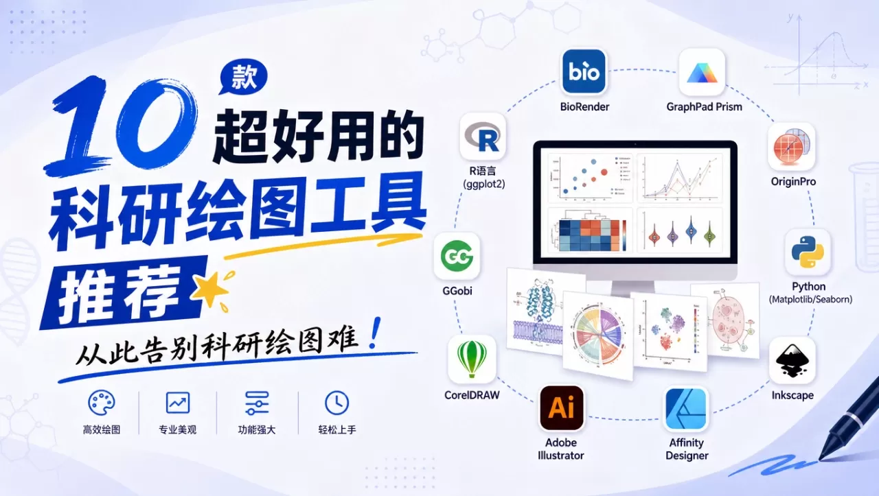 10款超好用的科研绘图工具推荐，从此告别科研绘图难！